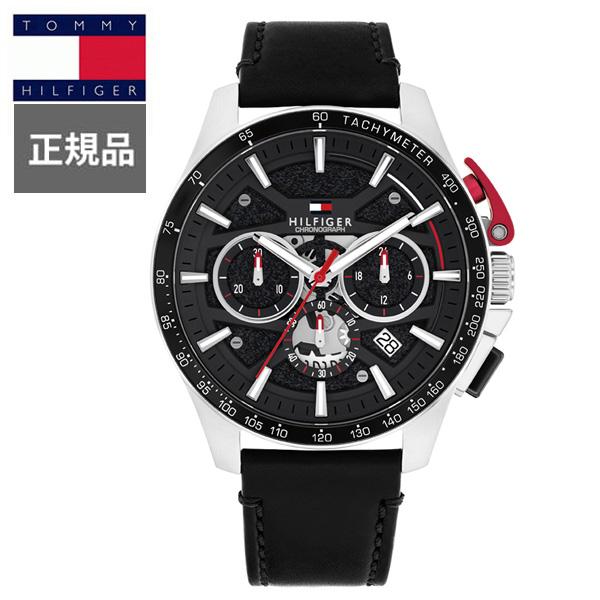 正規品 TOMMY HILFIGER トミーヒルフィガー BANK クォーツ クロノグラフ メンズ腕...