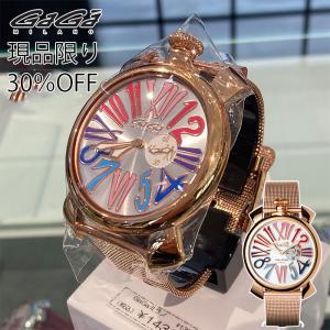 30%OFF 現品限り 実物画像あり 国内正規品 GAGA MILANO ガガミラノ SLIM 46MM　GOLD PLATED メンズ腕時計 5081.1【新品】｜quelleheure-1