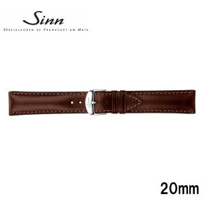 Sinn レザーベルト　バックル付き Sinn 正規品 ジン 純正革ベルト 型押しカウレザーストラップ