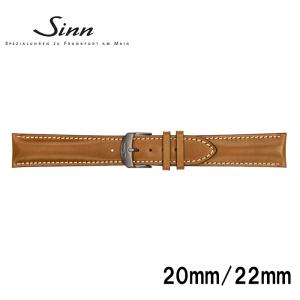 SINN ジン　レザーベルト　純正ベルト　20mm Sinn 正規品 ジン 純正革ベルト 型押しカウレザーストラップ