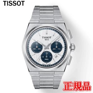 TISSOT ティソ PRX オートマティック クロノグラフ メンズ腕時計 送料無料 T137.427.11.011.01｜quelleheure-1