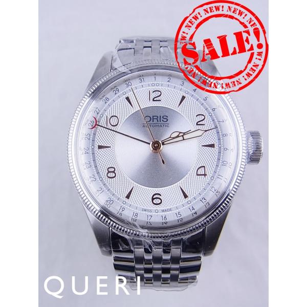 オリスビッククラウンポインターデイトシルバー文字盤754.7696.4061M(01 7054 76...