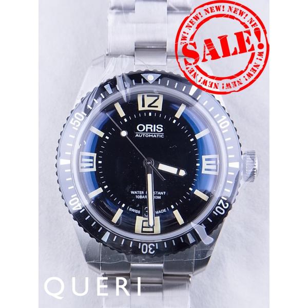 オリスダイバーズ65黒文字盤ブレス733.7707.4064M(01 733 7707 4064-0...