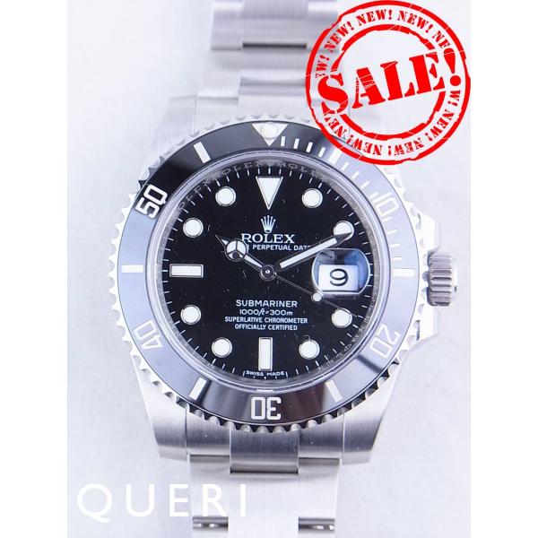 ロレックスサブマリーナデイトほぼ未使用116610LN中古