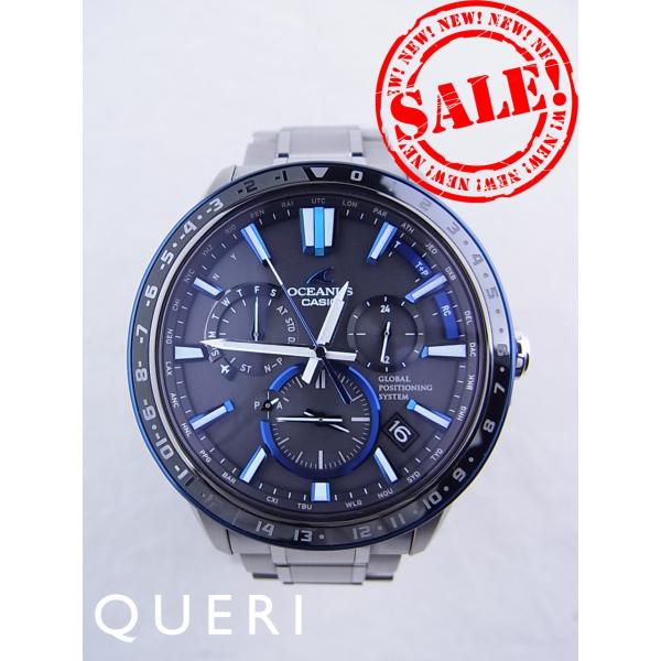 カシオオシアナスフルメタルGPSハイブリッドOCW-G1200-1AJF中古