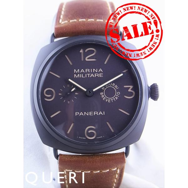 パネライラジオミールコンポジットマリーナミリターレ8ジョルニ1500本限定ブラウン文字盤PAM003...