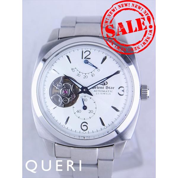 オリエントオリエントスターパワーリザーブシルバー文字盤FH00-CO中古