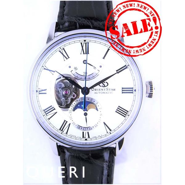 オリエントスターメカニカルムーンフェイズシルバー文字盤RK-AM0001S新品