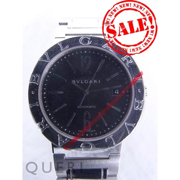 ブルガリ ブルガリブルガリ ブラック文字盤 BB38BSSD/N中古極美品