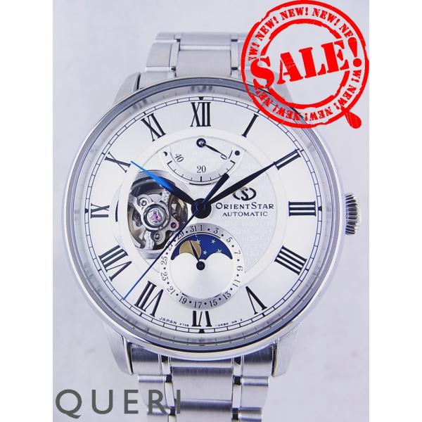 オリエントスター メカニカルムーンフェイズ シルバー文字盤 RK-AM0005S(F7X6-UAA0...