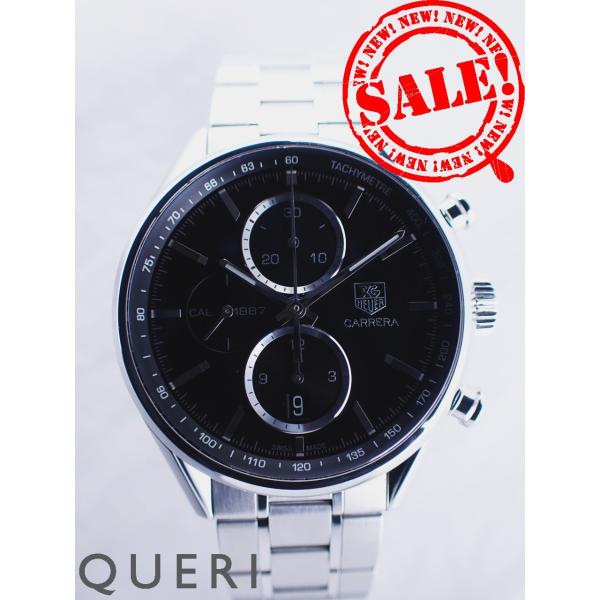 タグホイヤー カレラ クロノグラフ キャリバー1887 ブラック文字盤CAR2110.BA0720新...