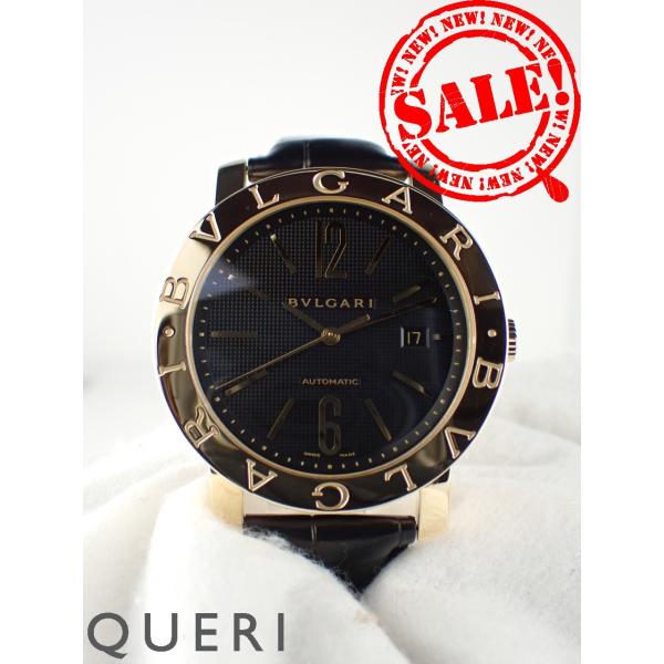 ブルガリ ブルガリブルガリ ブラック文字盤 BB42GLAUTO 新品仕上げ済