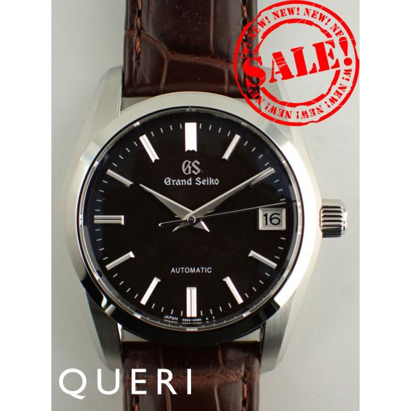 グランドセイコー 9Sメカニカル ブラウン文字盤 デイト クロコダイルストラップ SBGR289(9...