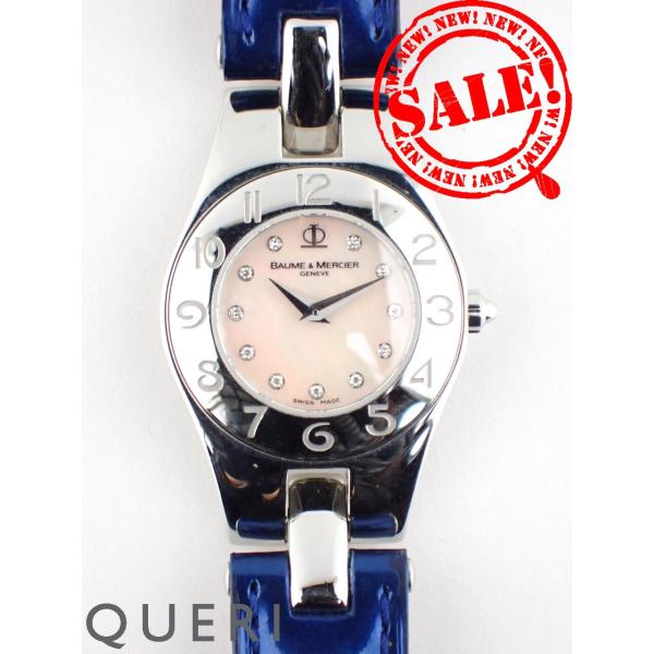 ボームアンドメルシエ リネア ダイヤ11P レディースクォーツ 65305中古