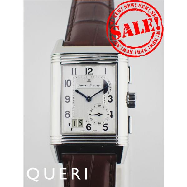 ジャガールクルトレベルソグランドＧＭＴ シルバーホワイト文字盤 Q3028420 新品仕上げ済