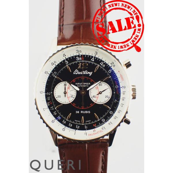 ブライトリング 希少 ナビタイマー 18KRG 日本限定モデル H47730 新品仕上げ済