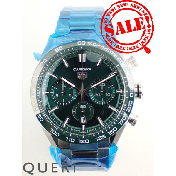 タグホイヤー カレラ キャリバーホイヤー02 グリーン メンズ CBN2A1N.BA0643 新品