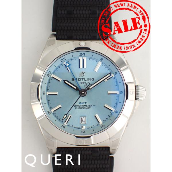 ブライトリング クロノマット オートマチック GMT 40 ラバーベルト P32398101C1S2...