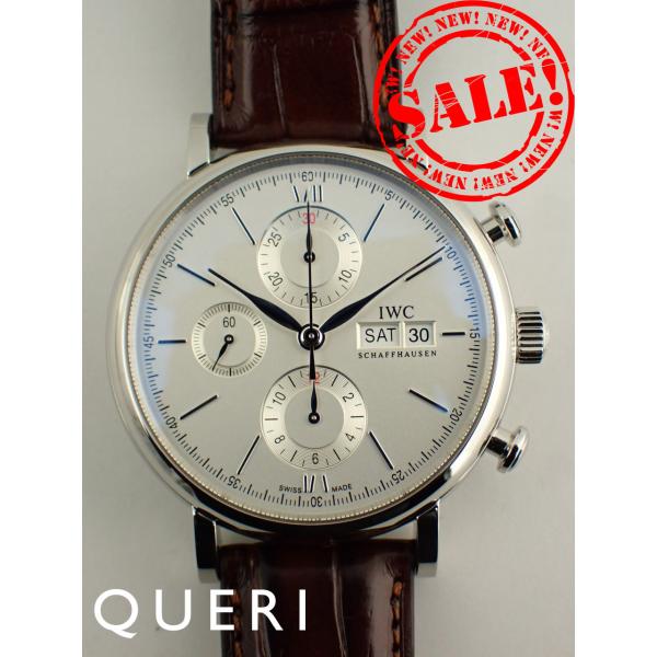 IWC ポートフィノ クロノグラフ デイデイト アリゲーターストラップ IW391027 新品