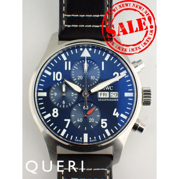 IWC パイロットウォッチ クロノグラフ デイデイト カーフスキンストラップ  IW378003 新...