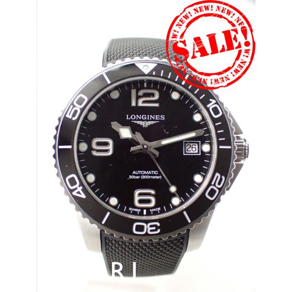 ロンジン 生産終了 ハイドロコンクエスト オート ブラック L3.780.4.56.9(L37804...