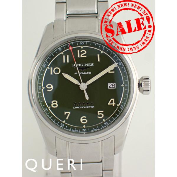 ロンジン スピリット グリーンマット 40mm L3.810.4.03.6新品仕上げ済