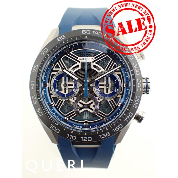 タグホイヤー カレラ クロノグラフ エクストリームスポーツ ブルー CBU2081.FT6274 新...