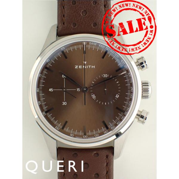 ゼニス クロノマスター ヘリテージ 146 カーフレザーベルト03.2150.4069/75.C80...