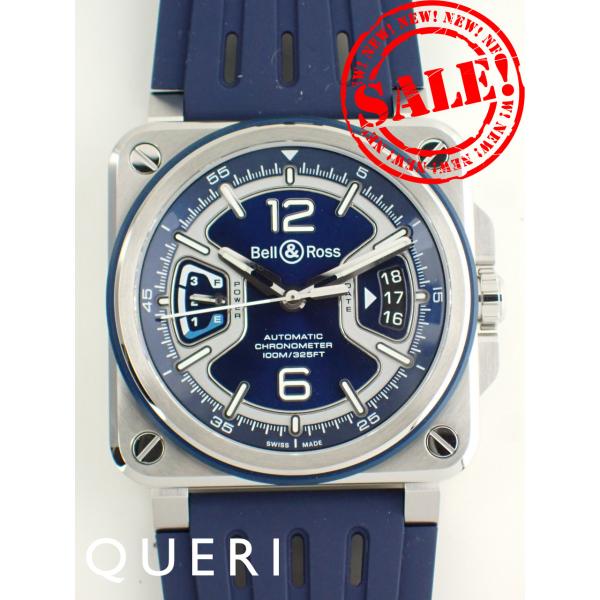 ベル＆ロス BR-X3 ブルースチール ラバーベルト メンズ BRX3R-BLU-ST/SRB 新品