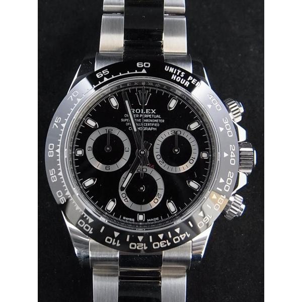 ロレックス新型デイトナモデル116500LN|黒文字盤|ボックス完備|コマ未調整|未使用品