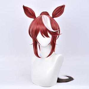 ウマ娘 プリティーダービー ウマ娘 コスプレ トウカイテイオー ウィッグ 耐熱ウィッグ cosplay wig かつら カツラ ウィッグ コ｜quessstore