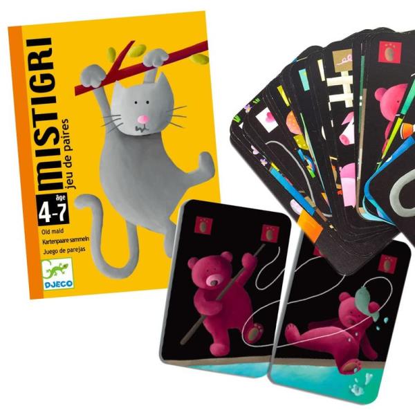 DJECO カードゲーム ババ抜き 知育玩具 ミスチグリ 子供 4歳 DJ05105 ジェコ