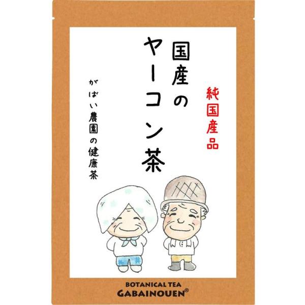 がばい農園 国産 手作り ヤーコン茶 3g×40包 ティーパック 無添加 ノンカフェイン 健康茶 無...