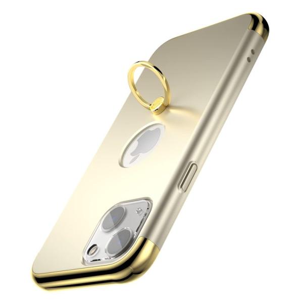 S Segoi iPhone 13 ケース リング付き 3パーツ式 スタンド機能 衝撃防止 薄型 ア...