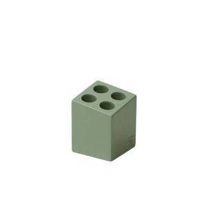 ideaco(イデアコ) 傘立て マット モスグリーン 4本挿し mini cube(ミニキューブ)｜quessstore
