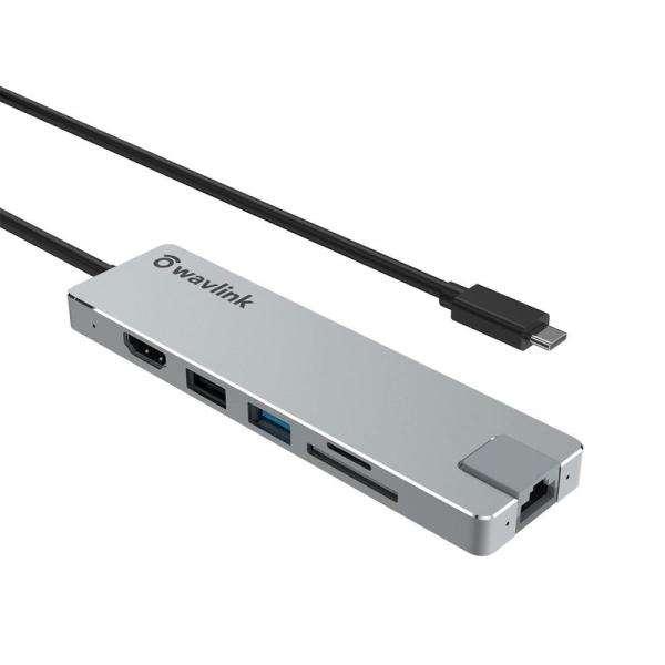 WAVLINK USB-Cハブ USB-Cミニドッキング 4K HDMI V1.4 USB C HU...