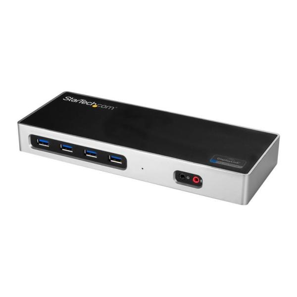 StarTech.com USB-C &amp; USB-A対応ドッキングステーション/ノートパソコン拡張ド...