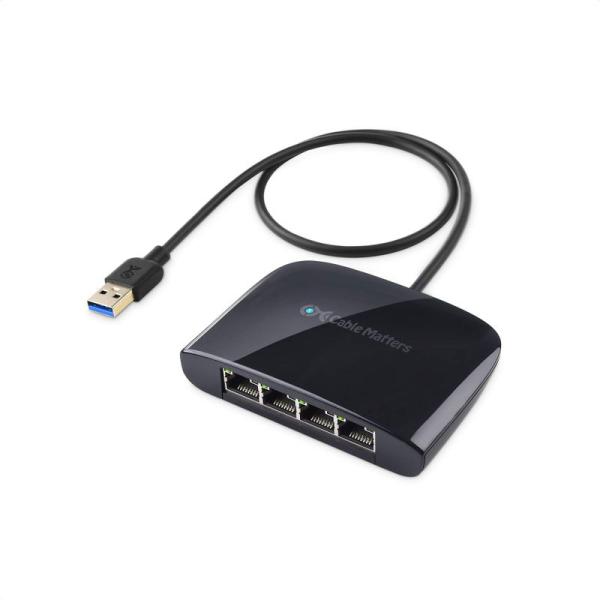 Cable Matters スイッチングハブ LANハブ USB 3.1 4ポート有線LANアダプタ...