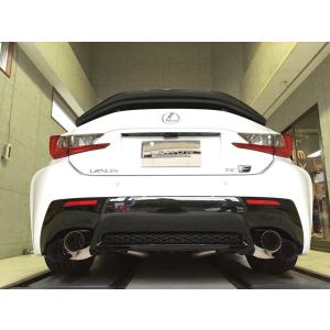 LEXON L:exhaust QUAD for LEXUS RCF・レクソン車検対応ステンレス