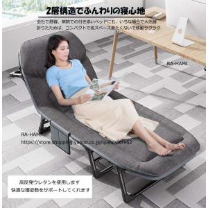 折りたたみベッド 組立不要 シングル コンパク...の詳細画像2