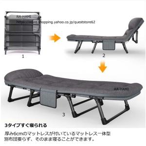 折りたたみベッド 組立不要 シングル コンパク...の詳細画像4