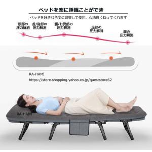 折りたたみベッド 組立不要 シングル コンパク...の詳細画像5