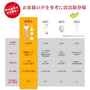 「訳あり品」4in1 レディースシェーバー v...の詳細画像3