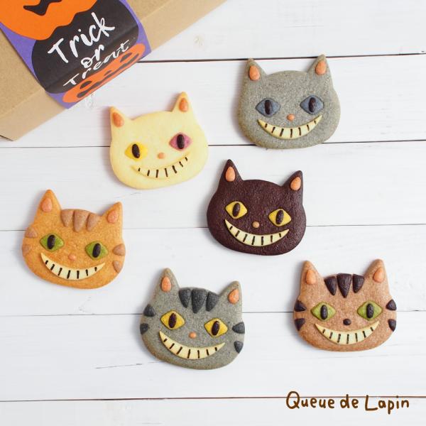 ハロウィン　ネコクッキーギフト（6枚入り）