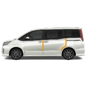 80系ノア・ヴォクシー・エスクァイアドアエッジフィルム　フロントリアセット　1台分　SP有車