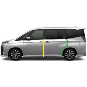 90系ノア・ヴォクシードアエッジフィルム　フロントリアセット　1台分