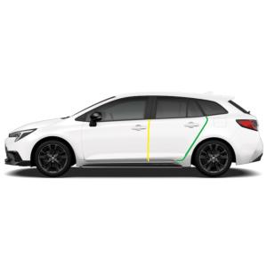 カローラツーリング　ドアエッジフィルム　フロントリアセット　1台分