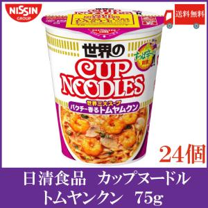 日清食品 カップヌードル トムヤムクン 75g ×24個 (12個入×2ケース) 送料無料｜quickfactory-annex