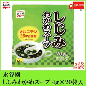 永谷園 しじみわかめスープ 業務用 20袋入×2個 送料無料｜quickfactory-annex