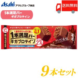 【2025/9末終売】1本満足バー ギガプロテイン チョコ 9本セット 送料無料 (一本満足バー プロテイン)